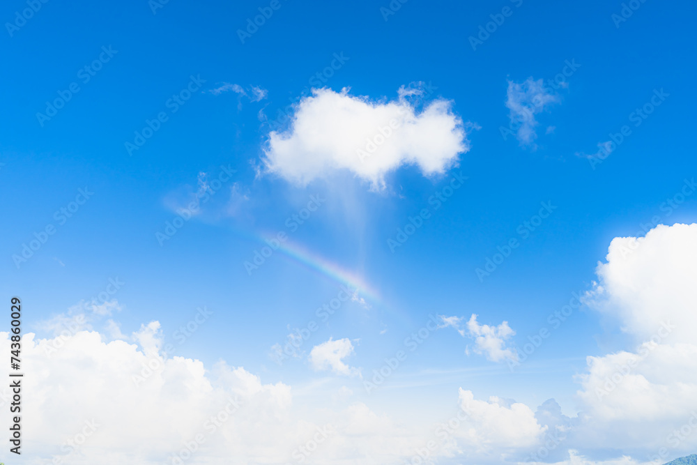 blue sky with white cloud, easy on the eyes, relaxed at Patong Beach, Phuket, Thailand background. blue sky with white cloud, easy on the eyes, relaxed at Patong Beach, Phuket, Thailand background.