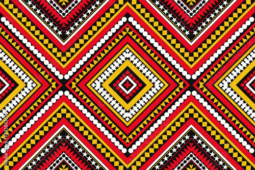 Seamless retro geometric pattern. Vector version available in my portfolio,Stylish seamless pattern in Scandinavian style. Texture vector drawing black white yellow. Abstract brown background