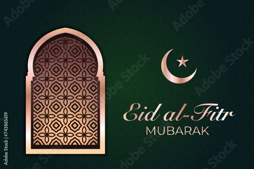 Ramadan, Eid al-Fitr, Islamic new year mosque background greeting card