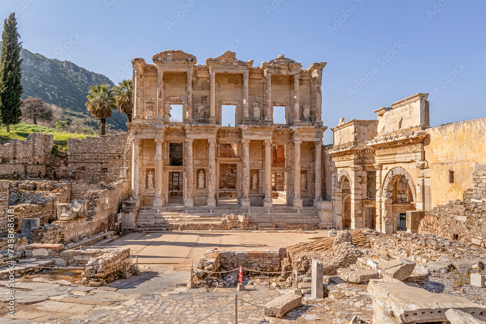 The Ancient City of Ephesus was an ancient Luwian city located on the west coast of Anatolia, three kilometers southwest of the Selçuk district of today's Izmir province. The city maintained its impor