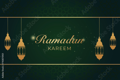 Ramadan, Eid al-Fitr, Islamic new year mosque background greeting card
