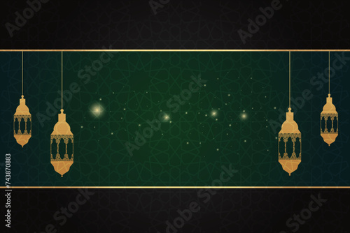 Ramadan, Eid al-Fitr, Islamic new year mosque background greeting card