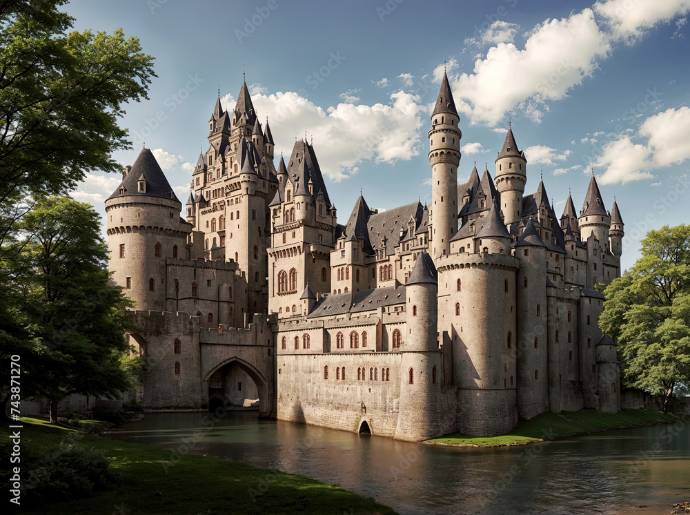 Palaces and castles from Medieval  - Europ