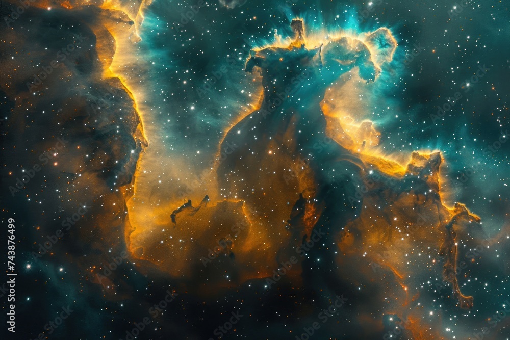 Neon Nebula high resolution 13k background for sci fi and gaming related content Neon Nebula high resolution 13k background for sci fi and gaming related content