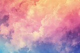sky and clouds with gradient filter and grunge texture  nature abstract background