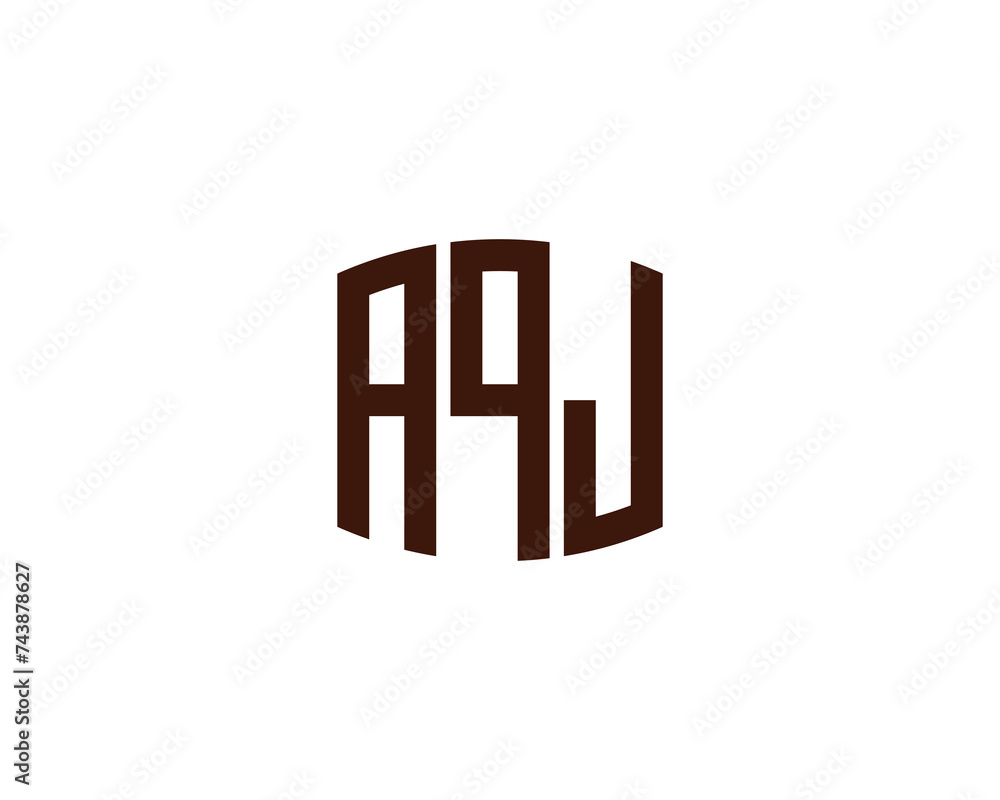 AQJ logo design vector template AQJ logo design vector template
