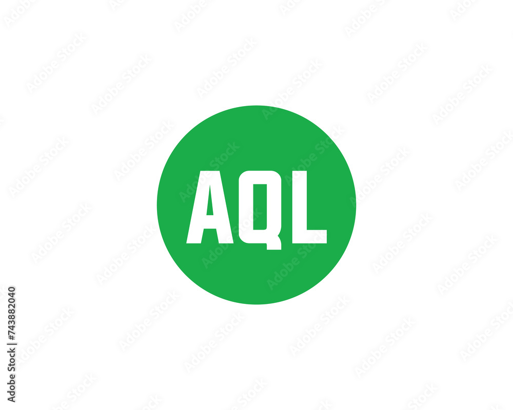 AQL logo design vector template AQL logo design vector template