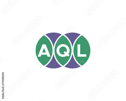 AQL logo design vector template