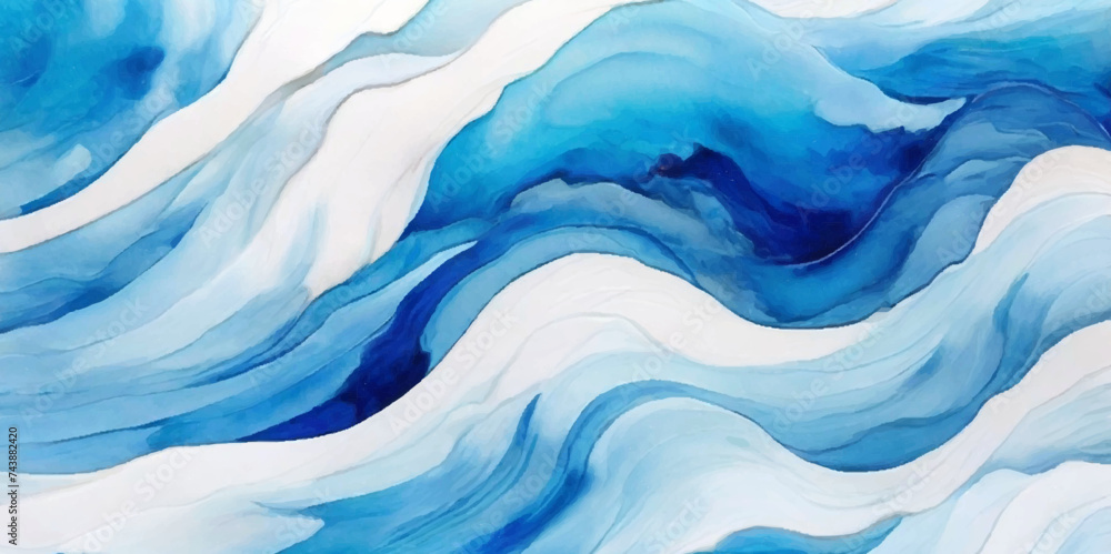 Sea water ocean wave vector background. Blue water ocean sea wave ...