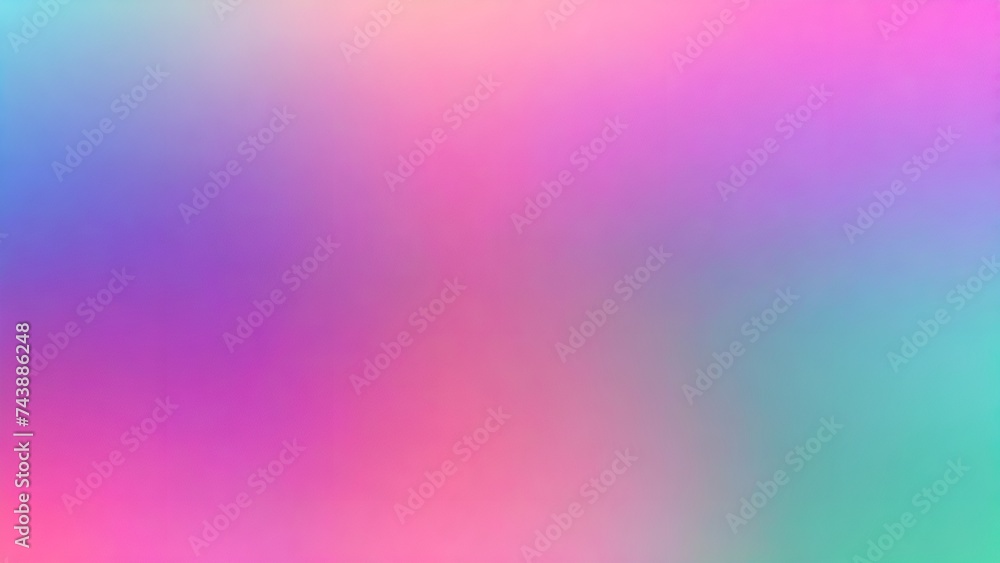 A colorful background with a rainbow in the middle, Beautiful Abstract Colorful Gradient Background, Abstract pastel neon holographic blurred grainy gradient background texture., AI generated