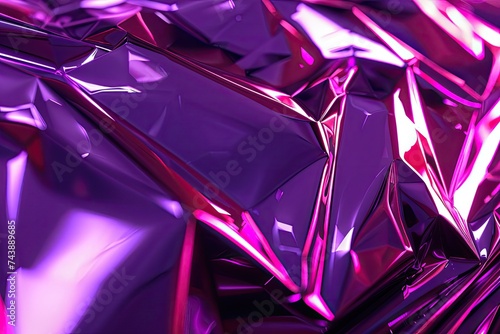 Shiny Purple and Pink Objects Piled Up