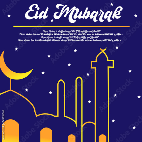 Eid Mubarak Social Media Post 