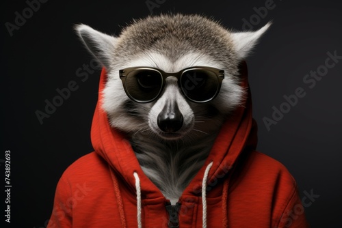 meerkat with stylish sunglasses