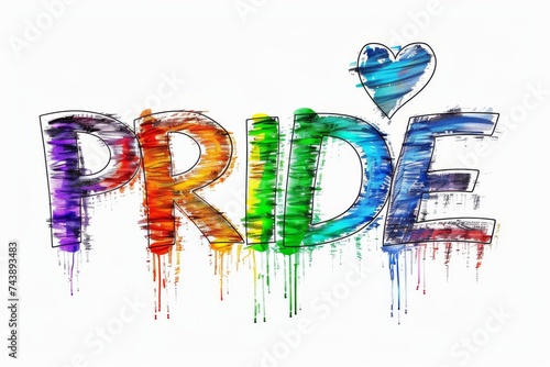 LGBTQ Pride teal. Rainbow lgbtq+ inclusion colorful coed diversity Flag. Gradient motley colored prairie gold LGBT rights parade festival lgbtq+ avenue diverse gender illustration photo