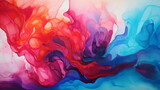 Bold Colors Burst and Play, Dripping Joy Across the Fabric of This Abstract Fiesta.