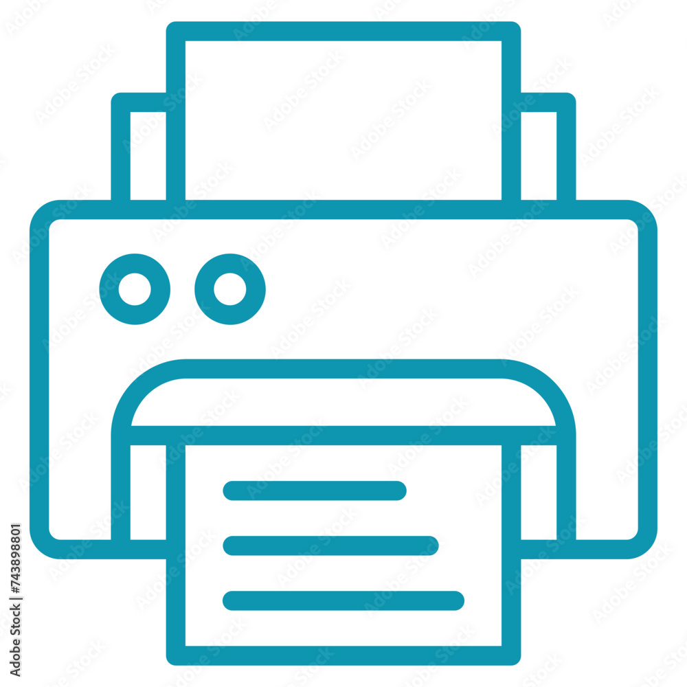 Print Icon Element For Design Print Icon Element For Design