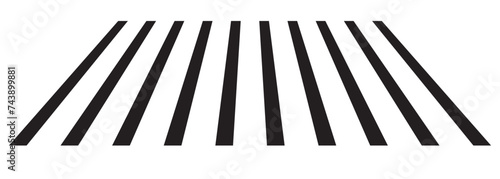 Illustration of zebra cross, eps10