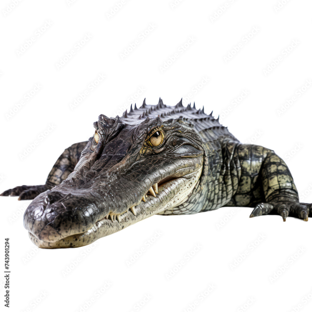 Alligator isolated on transparent background Alligator isolated on transparent background
