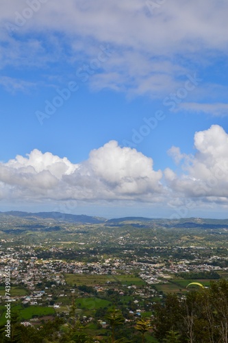 view of a town in Dominican Republic