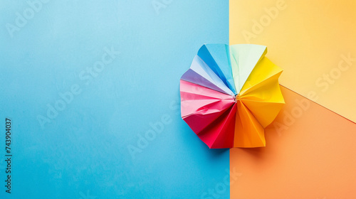 colorful origami paper