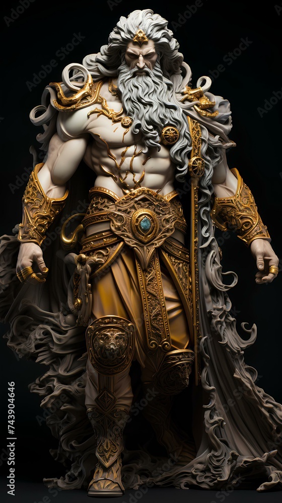 Zeus, god of thunder, the most famous god of ancient Greece Zeus, god of thunder, the most famous god of ancient Greece