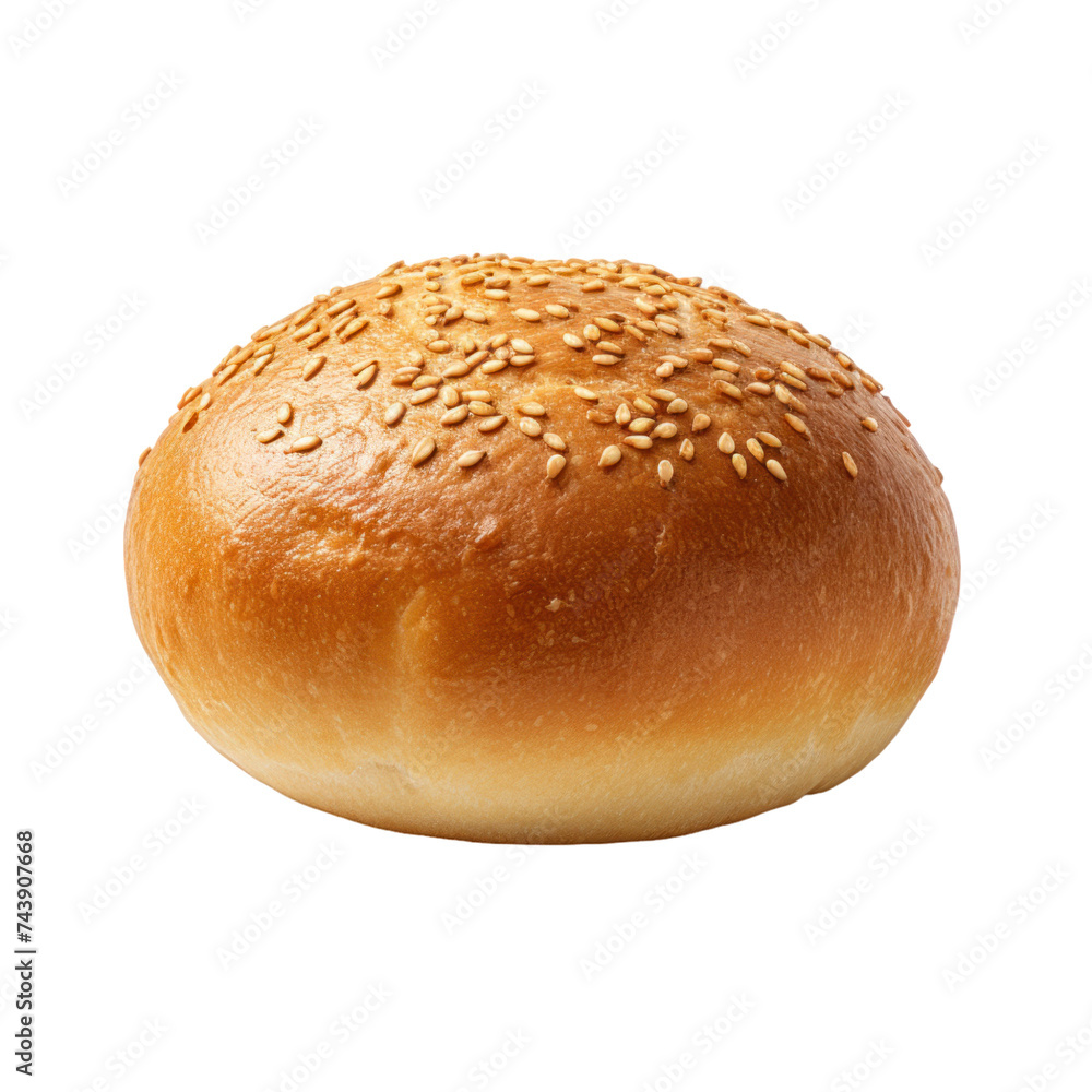 Bread bun isolated on transparent background Bread bun isolated on transparent background