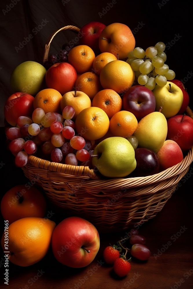 basket of fruit basket of fruit