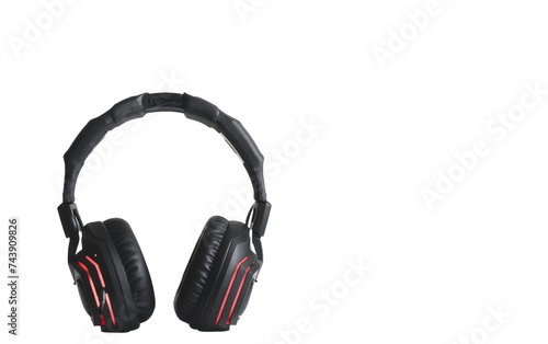 The Essential Computer Gaming Headset On Transparent Background.