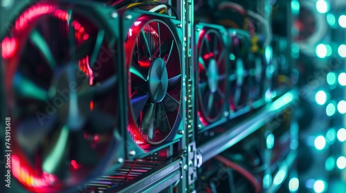 Exploring the intricate world of cryptocurrency mining photo