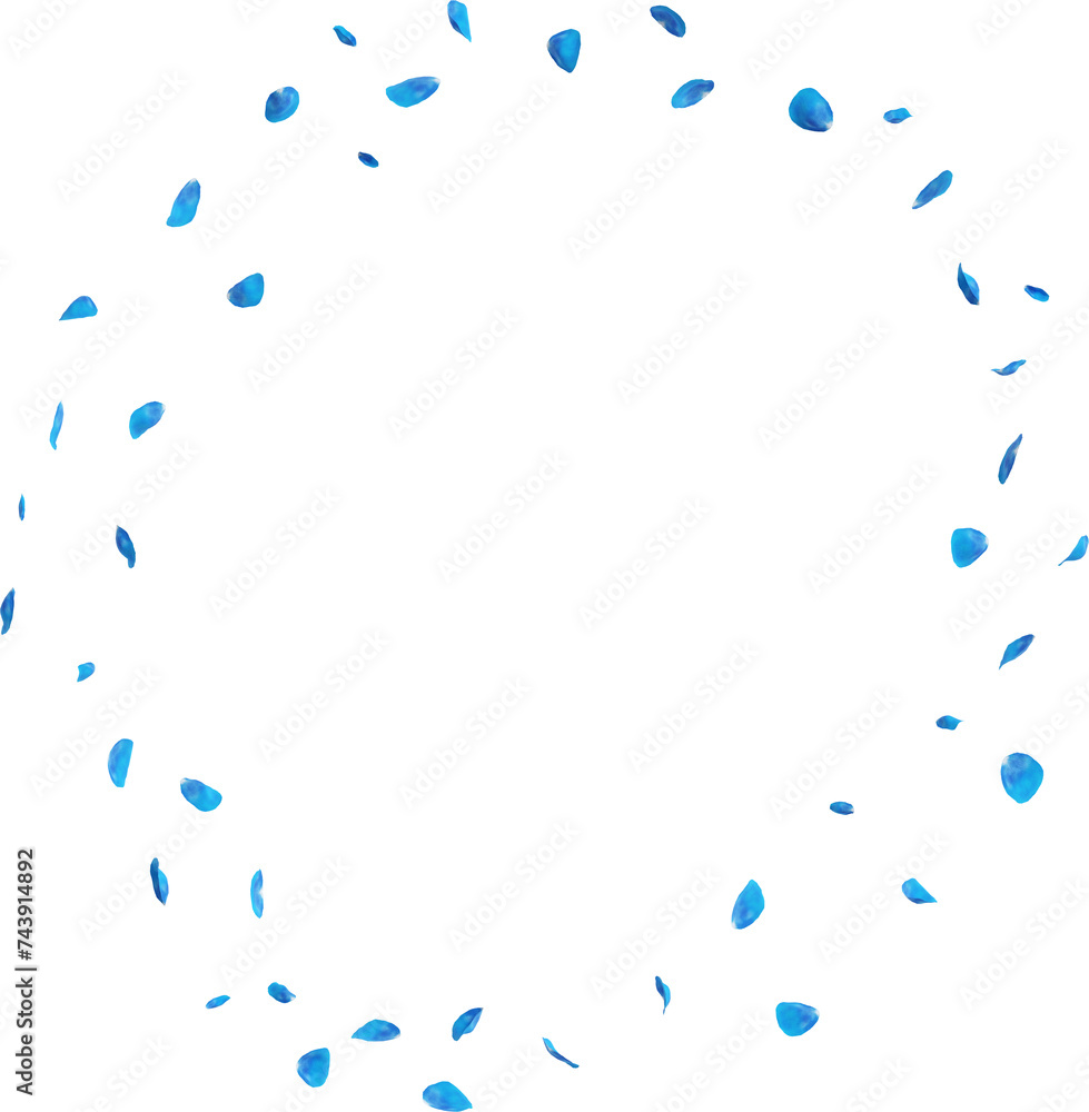 falling blue flower petals falling blue flower petals