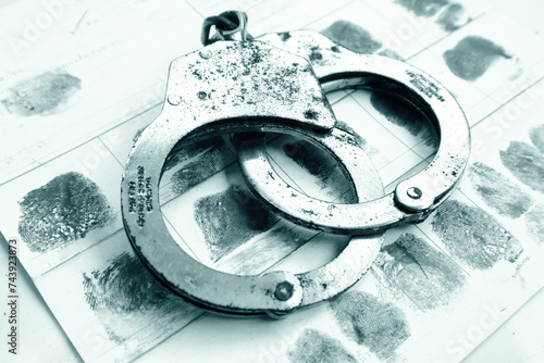 Cuadro en lienzo Criminal penalties are consequences imposed by law for unlawful behavior, ranging from fines to imprisonment, aiming to deter and punish offenders