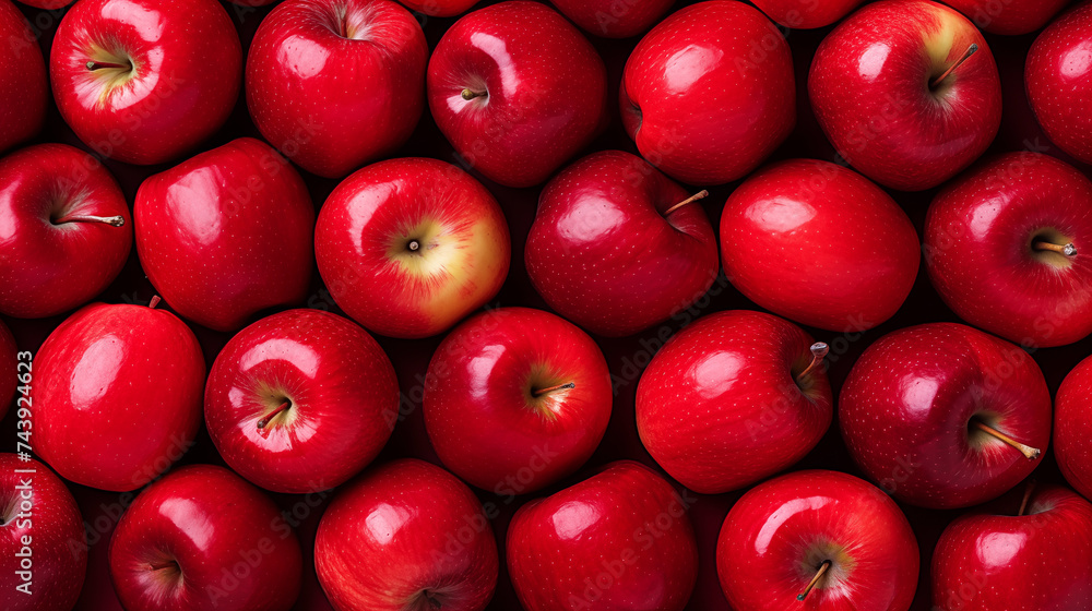 Lots of red apples. Tasty and juicy. Background of red apples. Full frame shot of red apples. Fresh red apples from the market. Red apples in large quantities Lots of red apples. Tasty and juicy. Background of red apples. Full frame shot of red apples. Fresh red apples from the market. Red apples in large quantities