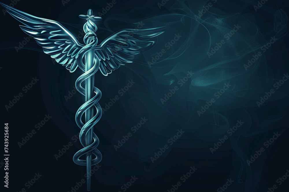 Vector illustration of caduceus medical symbol Stock Illustration ...