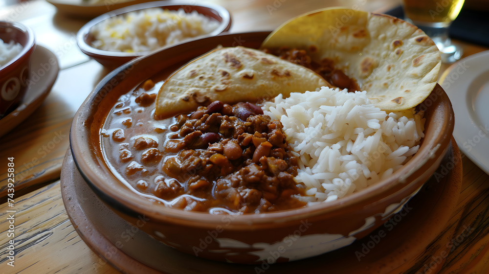Authentic Guisado Stew with Rice and Tortillas Authentic Guisado Stew with Rice and Tortillas