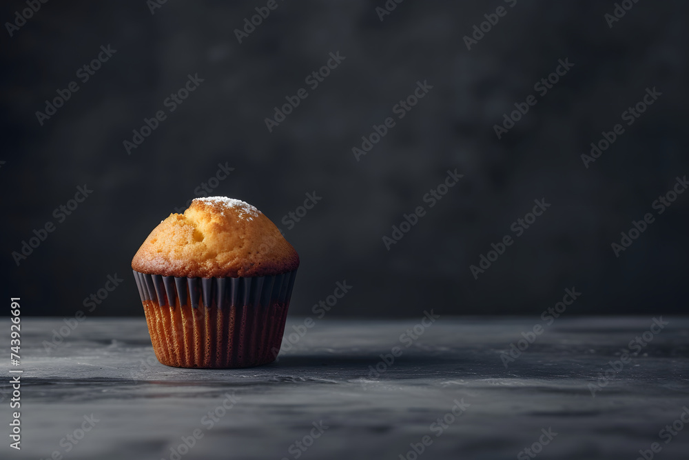 Verlockender Muffin: Leckere Backwaren für süße Momente und Genuss - obrazy, fototapety, plakaty 