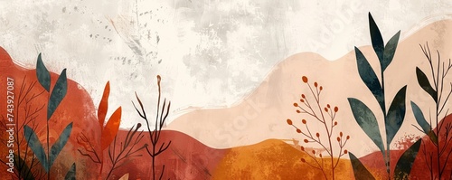 Boho illustration, southwes...