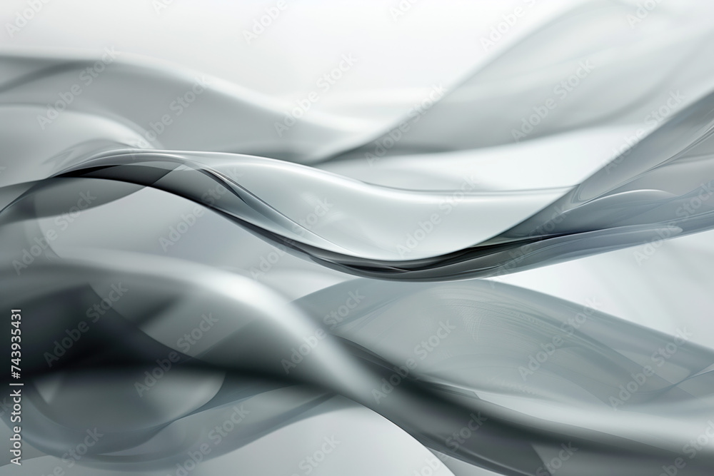 Obraz premium Abstract background with reflections and caustics. Futuristic background image. Created with Generative AI technology.