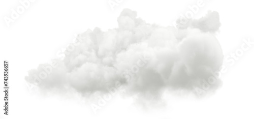 Soft clouds drifting in the sky clipart on transparent backgrounds 3d illustrations png