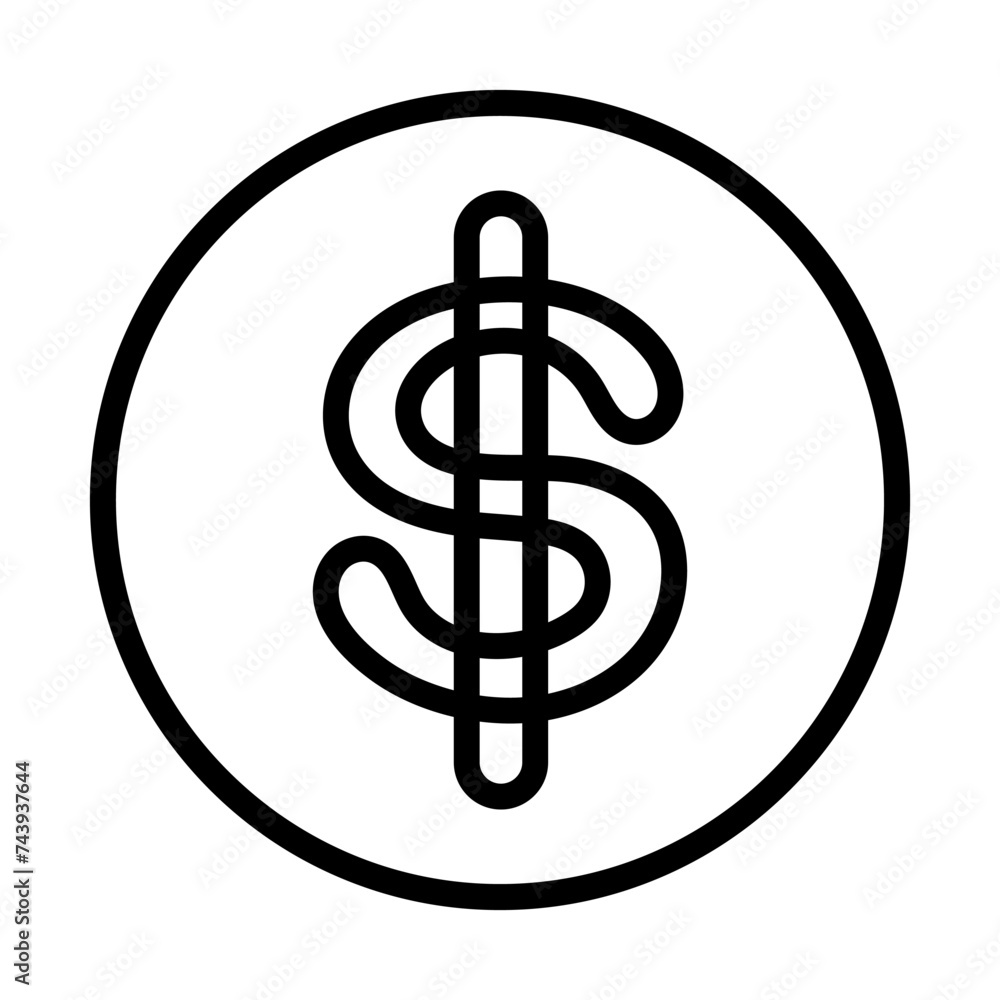 dollar sign simple icon on a transparent background. Vector illustration. dollar sign simple icon on a transparent background. Vector illustration.