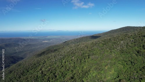 Aerial footage of Paluma Queensland Australia photo