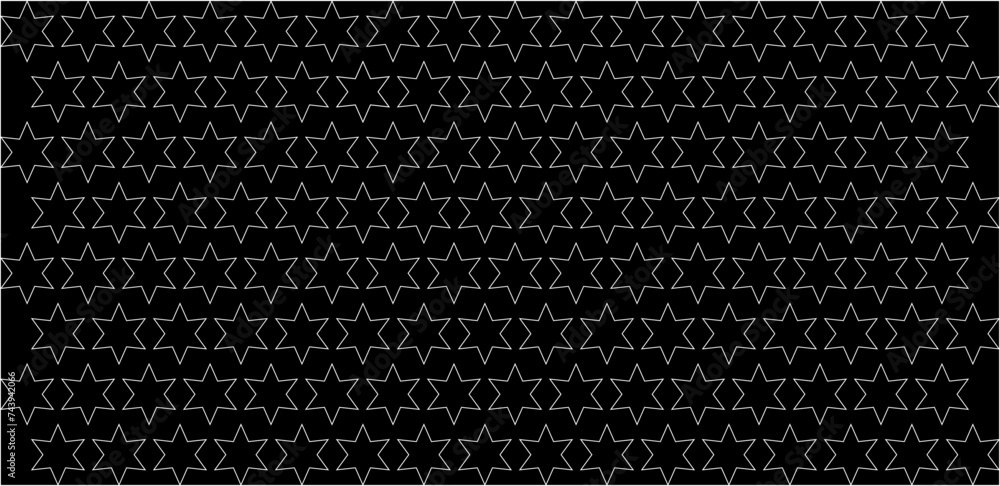 custom made wallpaper toronto digitalSix-pointed star geometric pattern. Seamless background. Six-pointed star on a black background. Vector illustration. Background flyer design, advertising background, fabric, clothing, texture, textil