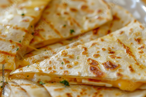 Savory Cheese Quesadillas: Picture Perfect Studio Photo for Restaurant Promotion