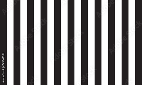 Vertical Black and White Bars. Vector illustration. 