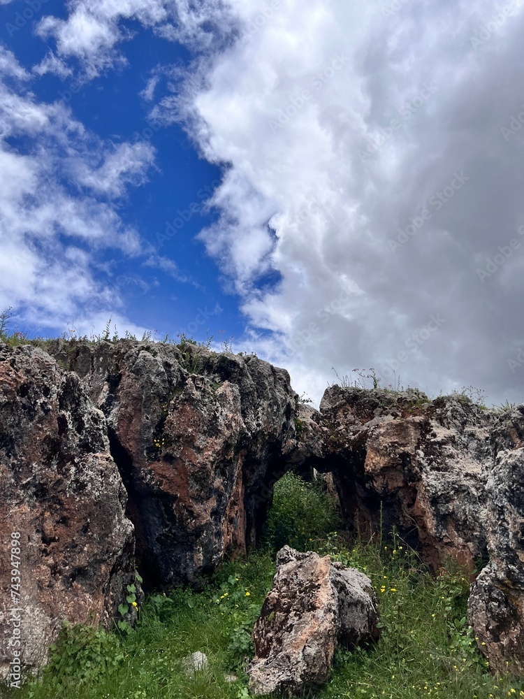 Fototapeta premium clouds over the mountain