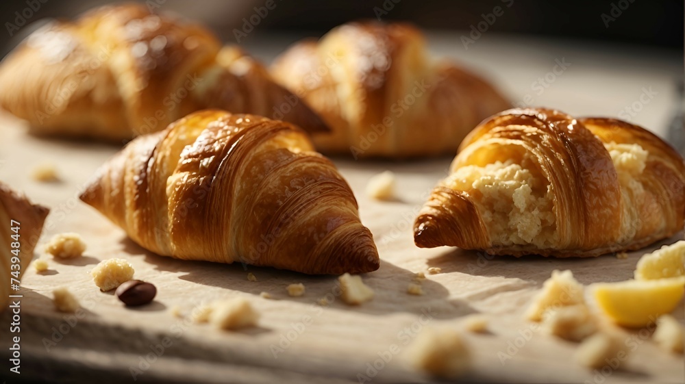 croissant with chocolate