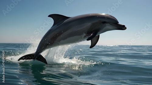 dolphin jumping AI 4K © Lily