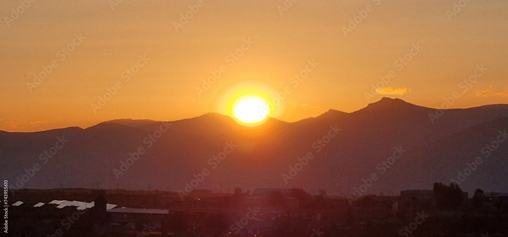 sunset behimd the mountains at lake sevan armenia
SOVIET VIEWING PLATFORM