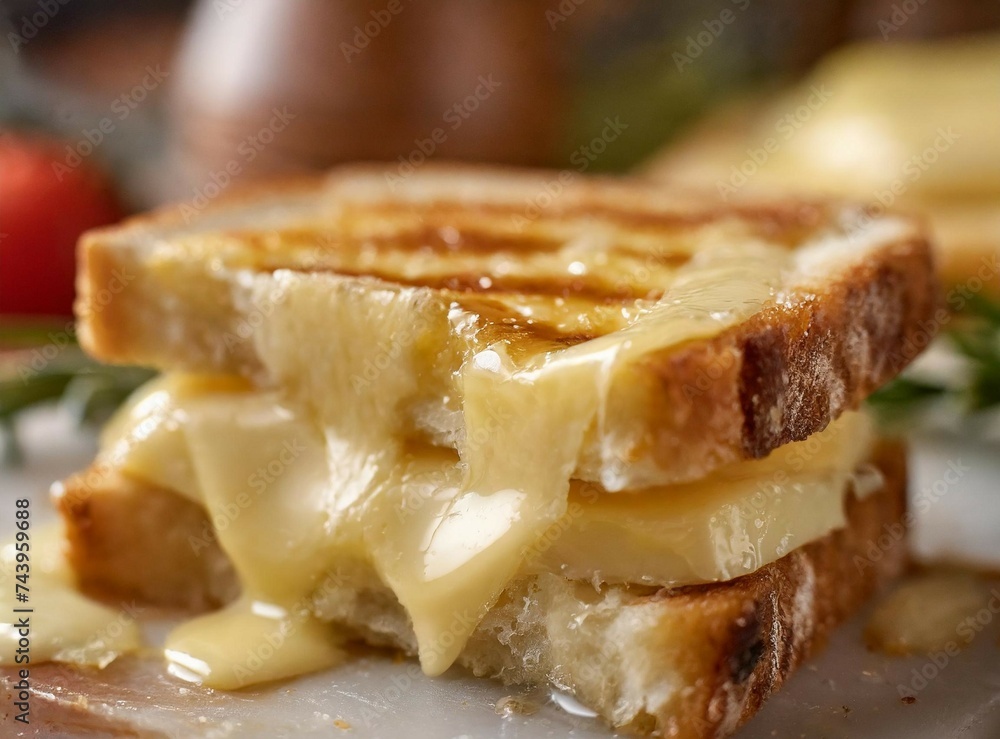 Turkish Sandwich Toast (Tost) with melted cheese. Turkish Sandwich Toast (Tost) with melted cheese.