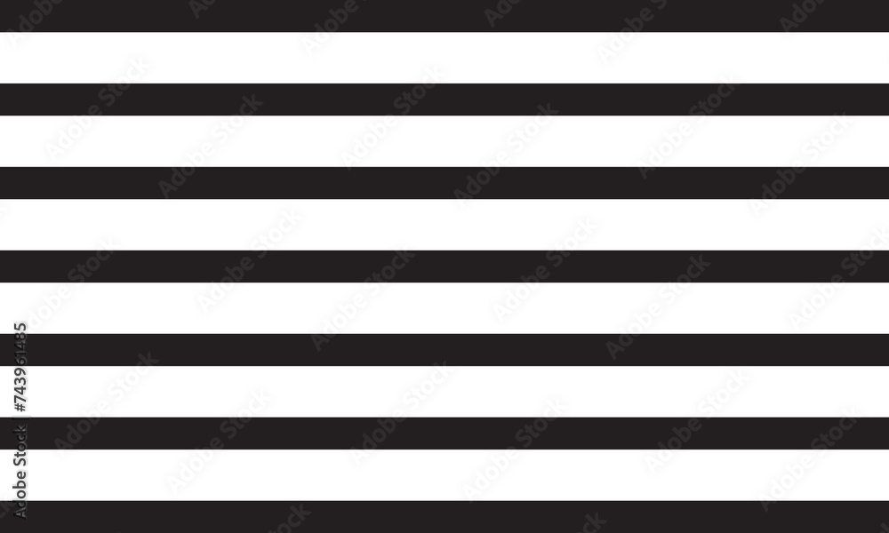 Black and White Stripes. Vector illustration.