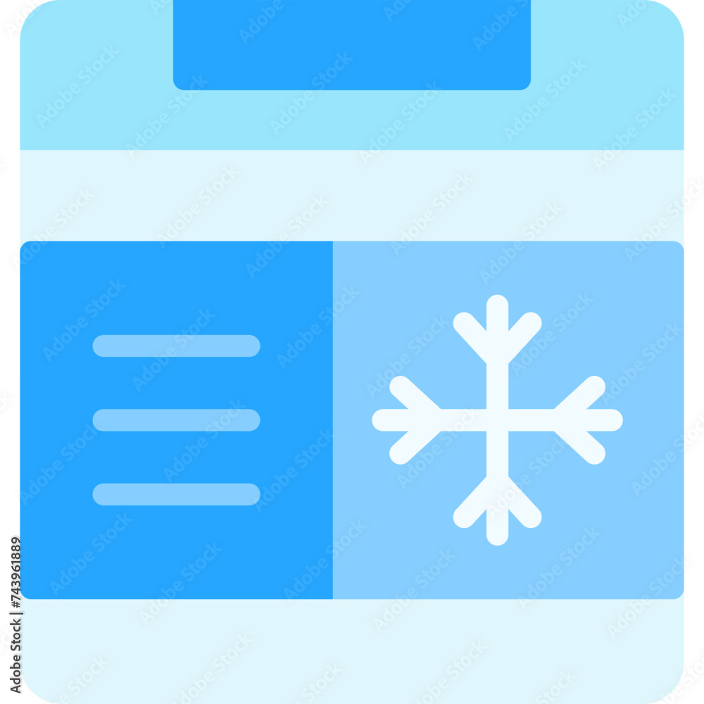 Obraz premium Freezer Icon